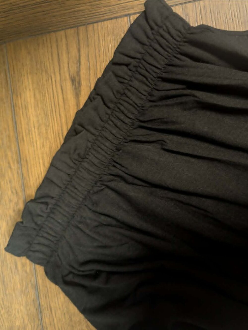 Zenana Black Paperbag Waist Midi Skirt with‎ Pockets Elastic Waist NWT S-XL - Picture 4 of 5